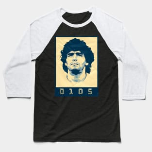 Rip Print Diego Maradona T-Shirt Baseball T-Shirt